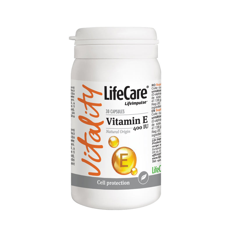 Vitamin E natural, 400 IU, powerful antioxidant